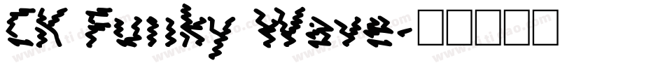 CK Funky Wave字体转换